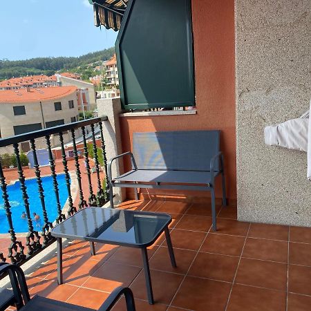 Apartamento Con Vistas Al Mar, Piscina Y Parking Apartment Sanxenxo Exterior photo