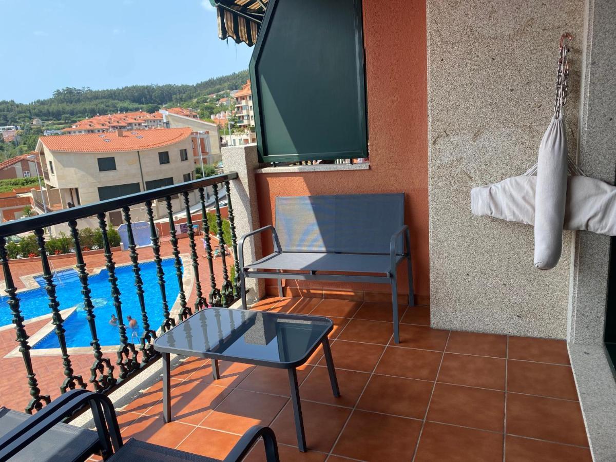 Apartamento Con Vistas Al Mar, Piscina Y Parking Apartment Sanxenxo Exterior photo